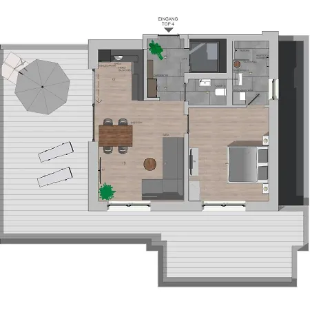 公寓 New Penthouse In Top Location